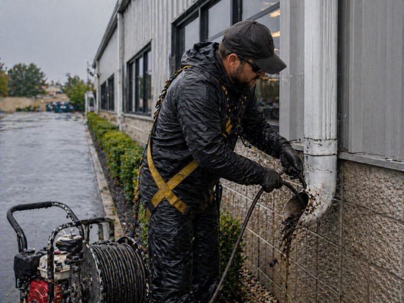 Commercial Gutter Unclogging in Sacramento, CA