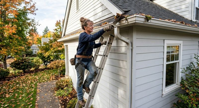 Downspout Blockage Removal in Fredericksburg, VA