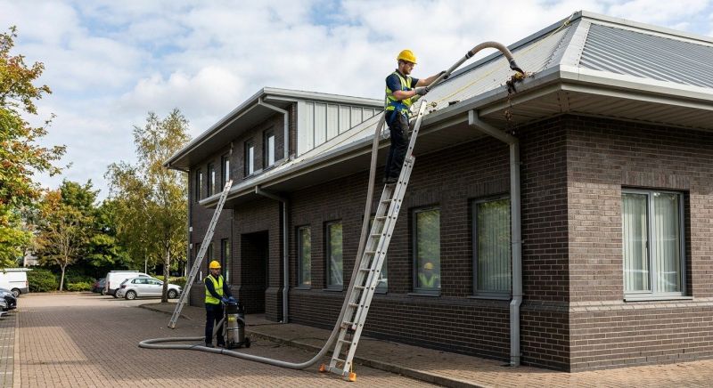 Business Gutter Cleaning in Sacramento, CA
