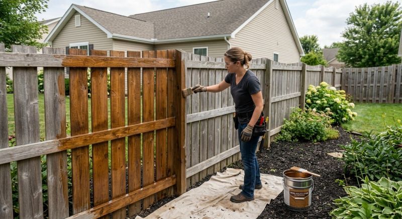 Cedar Fence Sealing in Kitsap County, WA