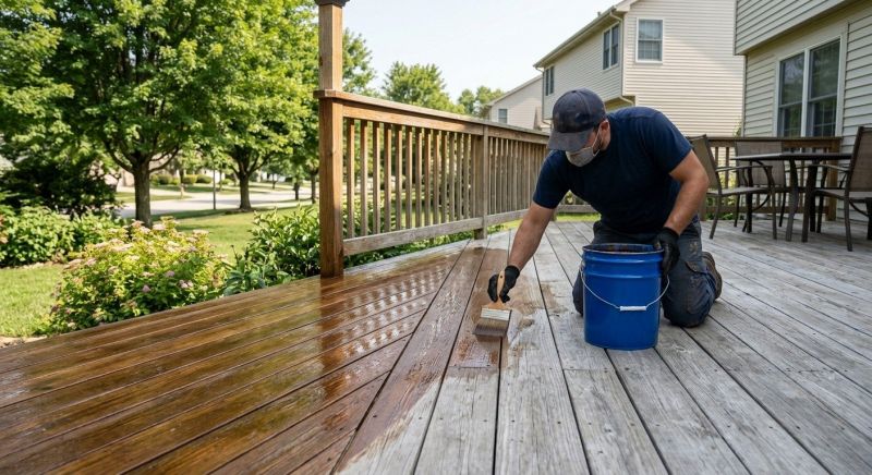 Concrete Deck Sealing in Gig Harbor, WA