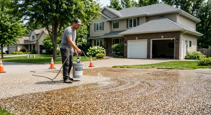 Concrete Driveway Sealing in Alpharetta, GA