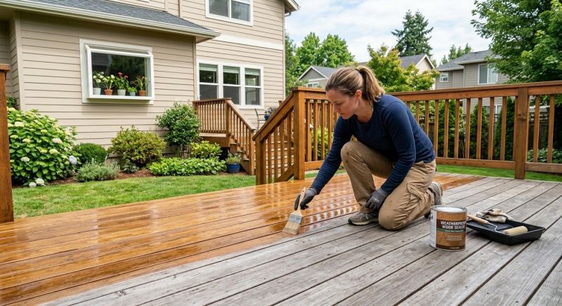 Deck Sealing in Tacoma, WA