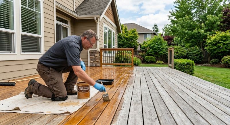 Deck Sealing in Kansas City, KS