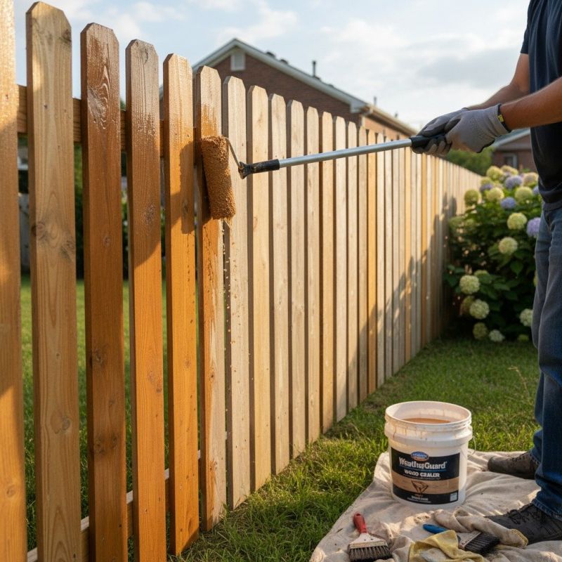 Fence Sealing in Puyallup, WA
