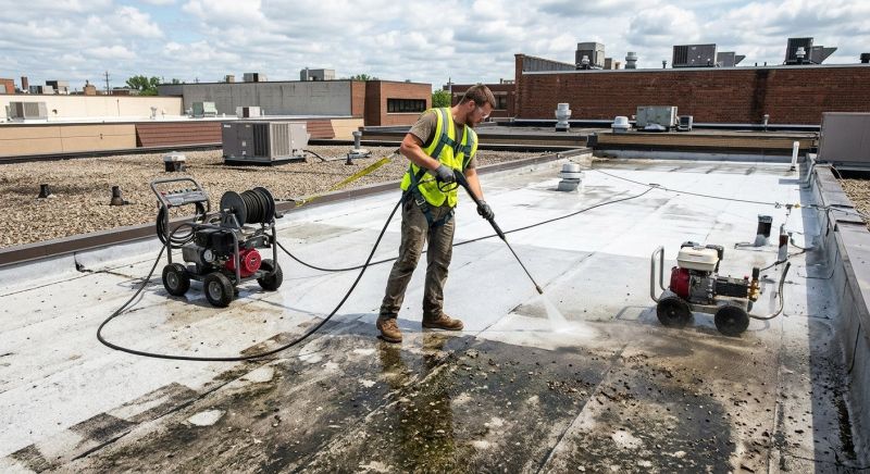 Flat Roof Cleaning in Vancouver, WA