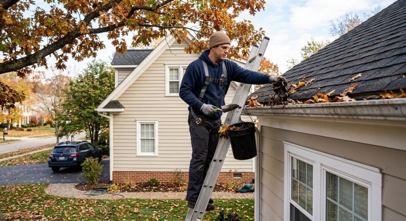 Gutter Blockage Removal in Richmond, VA
