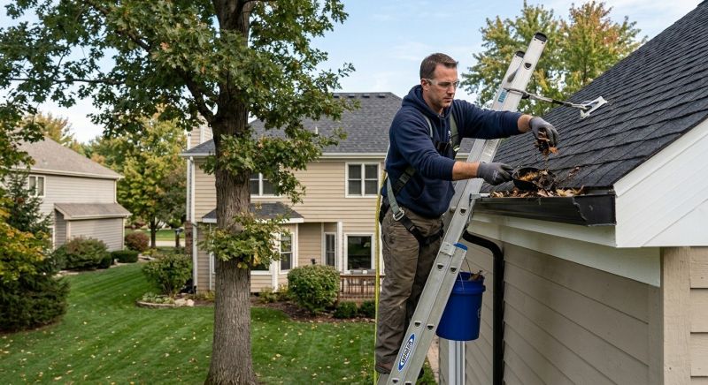 Gutter Cleaning in Fredericksburg, VA