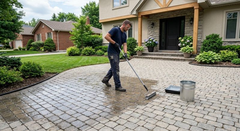 Paver Driveway Sealing in Alpharetta, GA