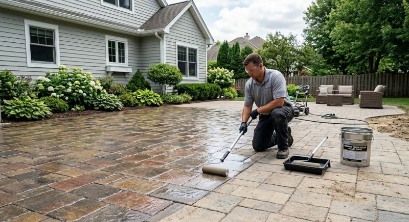 Paver Driveway Sealing in Gig Harbor, WA