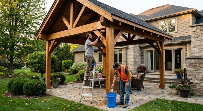 Pavilion Sealing in Gig Harbor, WA