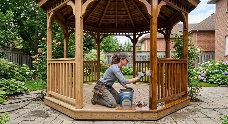 Pergola Sealing in Kitsap County, WA