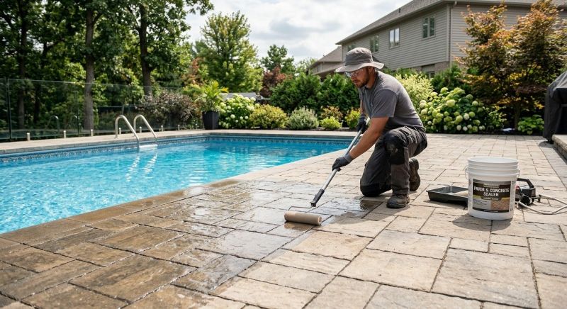 Pool Patio Sealing in Kansas City, KS