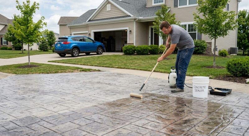 Porch Concrete Sealing in Renton, WA