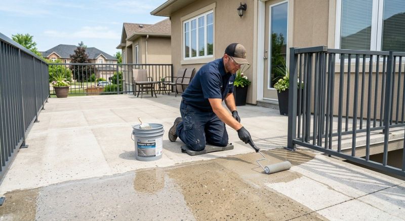 Porch Concrete Sealing in Kansas City, KS