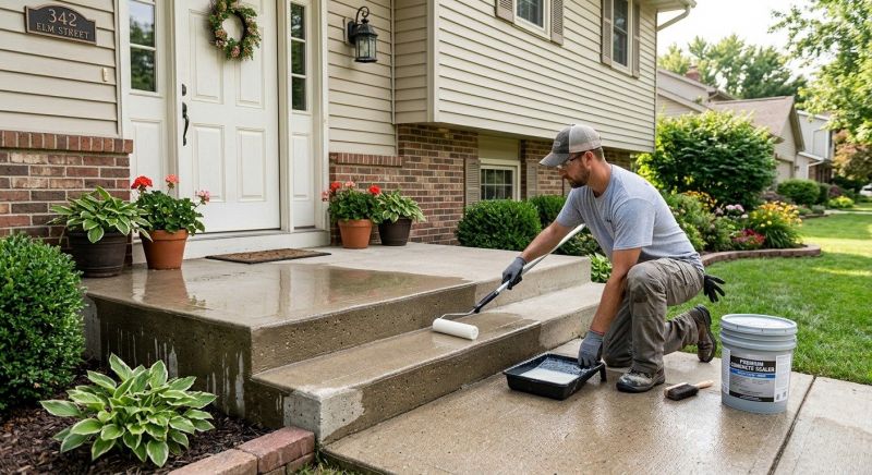 Sidewalk Concrete Sealing in Bellevue, WA