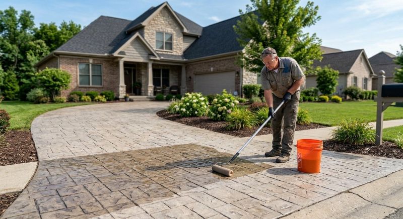 Stamped Concrete Sealing in Tacoma, WA